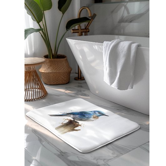 Niedliche Wasserfarbe Badematte