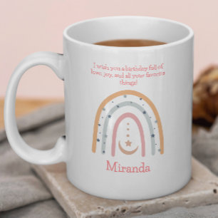 Niedliche Wasserfarbe Boho Kindergeburtstag Celebr Kaffeetasse