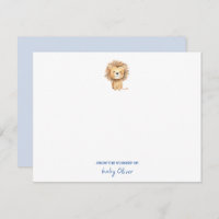 Niedliche Wasserfarbe Boho Lion Baby Boy