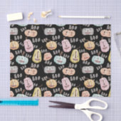 Niedliche Wasserfarbe Boo Spooky Pumpkin Halloween Seidenpapier (Handwerk)