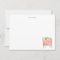 Niedliche Wasserfarbe Chihuahua Hundewohnung Danke