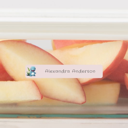 Niedliche Wasserfarbe Dinosaurier Wassersicherer N Etiketten (Befestigt)