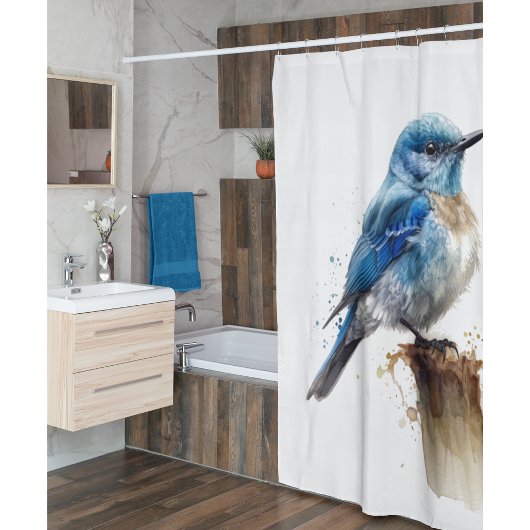 Niedliche Wasserfarbe Duschvorhang