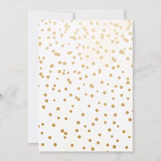 Niedliche Wasserfarbe Einhorn Gelbe Einladung (Rückseite)