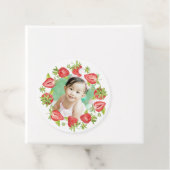 Niedliche Wasserfarbe Erdbeere Berry Erster Geburt Geschenkanhänger (Beispiel)