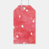 Niedliche Wasserfarbe Erdbeere Geschenkanhänger (Rückseite)