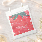 Niedliche Wasserfarbe Erdbeere Geschenktütchen (Ausgeschnitten)