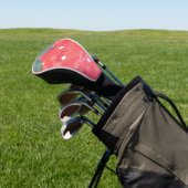 Niedliche Wasserfarbe Erdbeere Golf Headcover (In SItu)