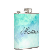 Niedliche Wasserfarbe Flachmann (Rechts)