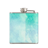 Niedliche Wasserfarbe Flachmann (Rückseite)