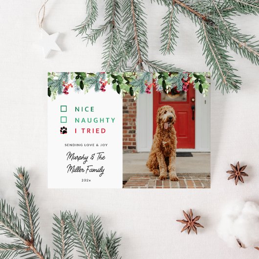 Niedliche Wasserfarbe Foto Weihnachten