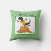 Niedliche Wasserfarbe für Salamander-Kinder Kissen (Rückseite)