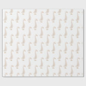 Niedliche Wasserfarbe Gänsehaut Einfach minimalist Geschenkpapier (Flach)