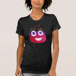 Niedliche Wasserfarbe Geek Candy Charakter Mathema T-Shirt