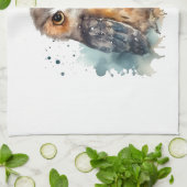 Niedliche Wasserfarbe Geschirrtuch (Gefaltet)