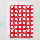 Niedliche Wasserfarbe Gnomes Kleines Weihnachtsfes Einladung (Rückseite)