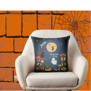 Niedliche Wasserfarbe Halloween Personalisiert Kissen