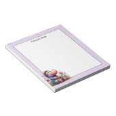 Niedliche Wasserfarbe Hippo Notizblock (angewinkelt)