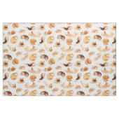 Niedliche Wasserfarbe Hunde Illustriertes Muster Stoff (Fat Quarter (45,7 x 55,9 cm))