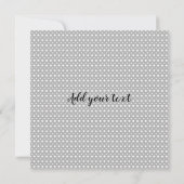 Niedliche Wasserfarbe Husky ist stark kalligraphis Einladung (Rückseite)