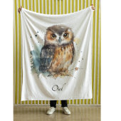 Niedliche Wasserfarbe, individuell Fleecedecke