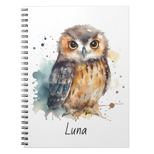 Niedliche Wasserfarbe, individuell Notizblock (Vorderseite)