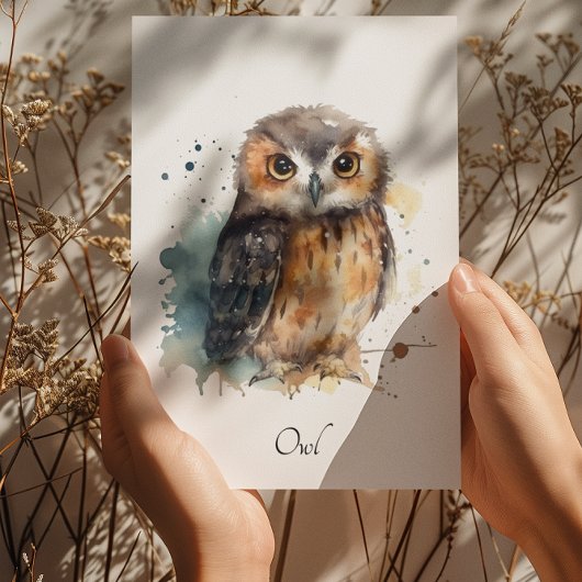 Niedliche Wasserfarbe, individuell Postkarte