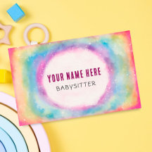 Niedliche Wasserfarbe Kinderbetreuung Kinderbetreu