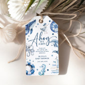 Niedliche Wasserfarbe Kinderdusche Gefallen Geschenkanhänger