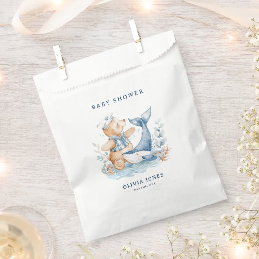 Niedliche Wasserfarbe Kinderdusche Geschenktütchen (Ausgeschnitten)