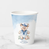 Niedliche Wasserfarbe Kinderdusche Pappbecher (Vorderseite)