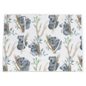 Niedliche Wasserfarbe Koala Große Geschenktüte (Vorderseite)