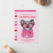 Niedliche Wasserfarbe Koala Kinder Valentine Ferie Mitteilungskarte (Vorderseite/Rückseite Beispiel)