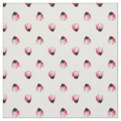 Niedliche Wasserfarbe Ladybug Bedruckte Stoffe von (Muster)