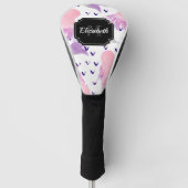 Niedliche Wasserfarbe Mermaid Golf Headcover (Vorderseite)