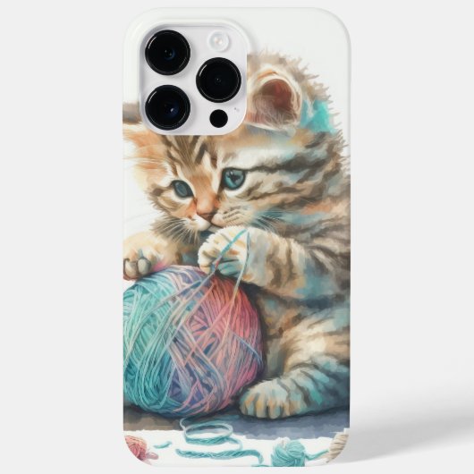 NIEDLICHE WASSERFARBE MIT BALL Case-Mate iPhone HÜLLE (Rückseite)