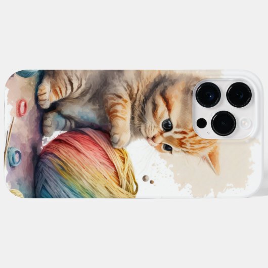 NIEDLICHE WASSERFARBE MIT BALL Case-Mate iPhone HÜLLE (Rückseite (Horizontal))