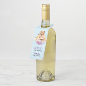 Niedliche Wasserfarbe Mutter Löwe & Cub Vielen Dan Flaschenanhänger (Angewinkelt)