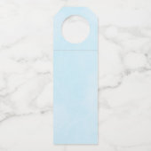 Niedliche Wasserfarbe Mutter Löwe & Cub Vielen Dan Flaschenanhänger (Rückseite)