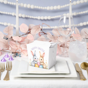 Niedliche Wasserfarbe Osterbrunnen Happy Oster Geschenkschachtel