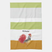 Niedliche Wasserfarbe Personalisiert Geschirrtuch (Vertikal)