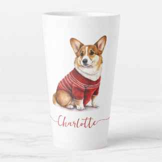 Niedliche Wasserfarbe Personalisiert Weihnachten C Milchtasse