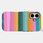 Niedliche Wasserfarbe Pinselstriche Striche Case-Mate iPhone Hülle (Rückseite (Horizontal))