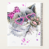 Niedliche Wasserfarbe Planer (Rückseite)