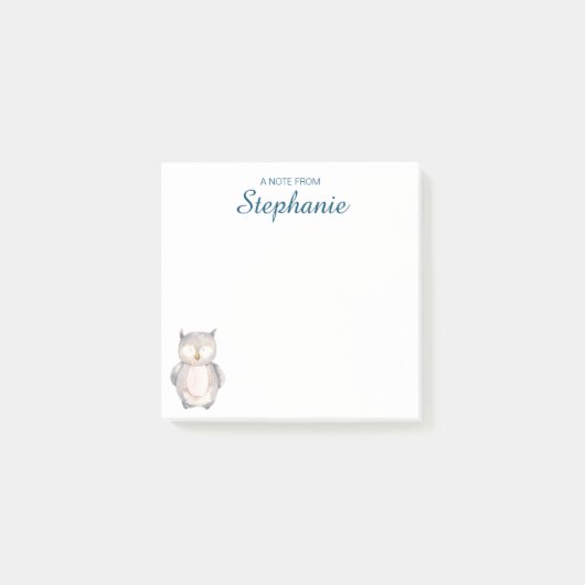 Niedliche Wasserfarbe Post-it Klebezettel (Vorderseite)