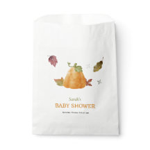 Niedliche Wasserfarbe Pumpkin Fall Baby Paper Napk