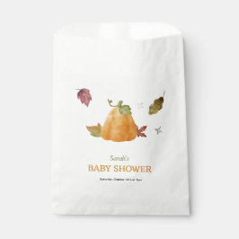 Niedliche Wasserfarbe Pumpkin Fall Baby Paper Napk Geschenktütchen