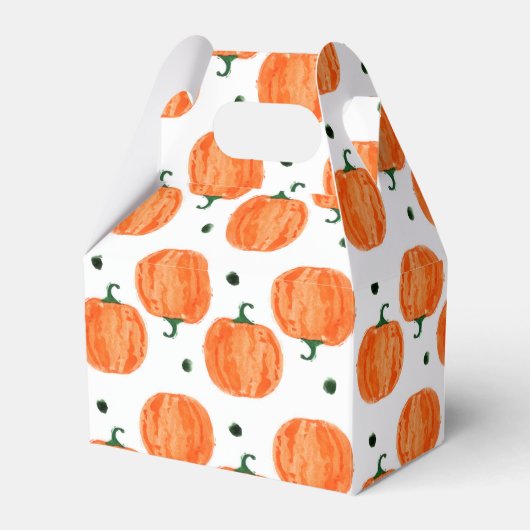 Niedliche Wasserfarbe Pumpkin Gevor Box Geschenkschachtel (Vorderseite)