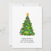 Niedliche Wasserfarbe Rote Gnomes Kleines Weihnach Einladung (Rückseite)