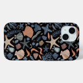 Niedliche Wasserfarbe Seashell Coral Case-Mate iPhone Hülle (Rückseite (Horizontal))